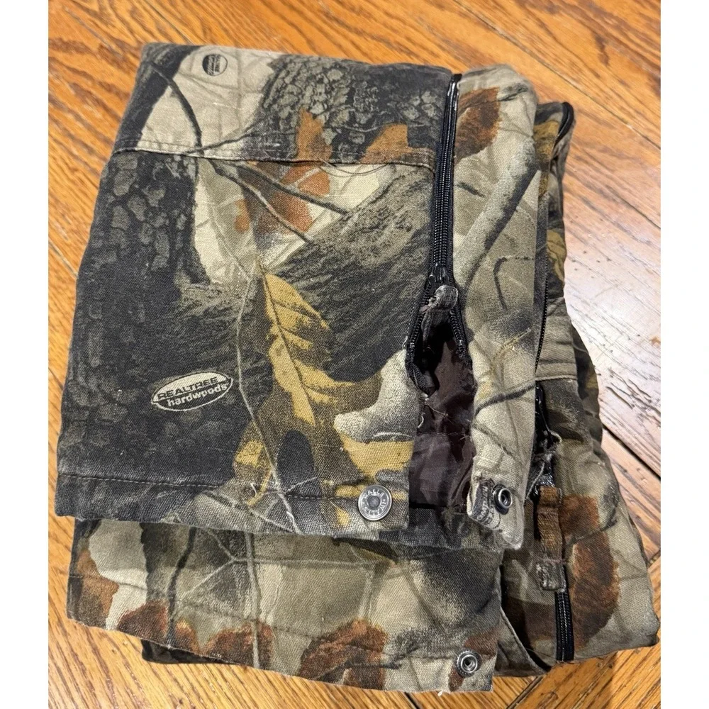 Walls Real tree Hardware Camo Insulated Bib Overalls Youth XL 18 Hunting